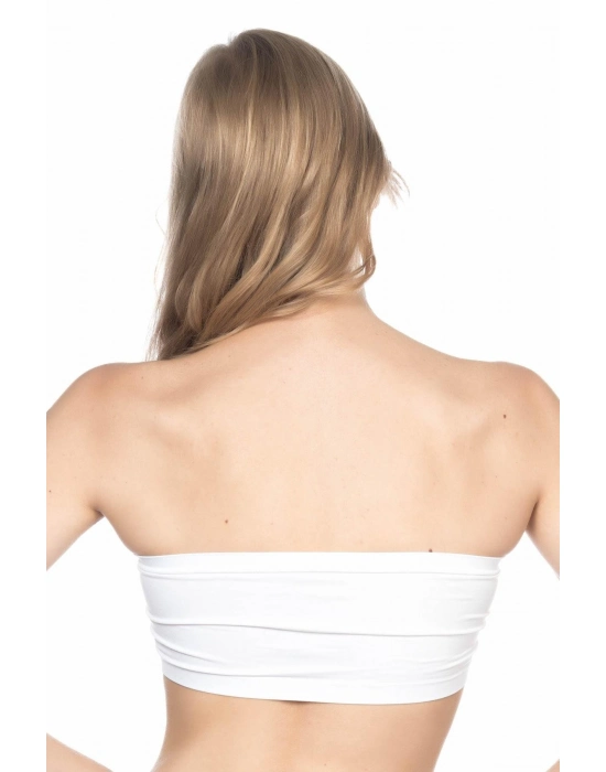 Beyaz Mı Emay 4002 Soft Straplez Büstiyer