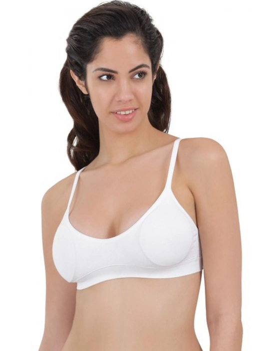 Beyaz Mı Emay 4020 Pedli İnce Askılı Büstiyer