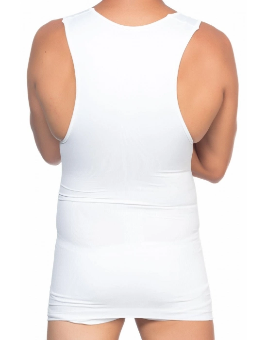 Beyaz Mı Emay E1003 V Yaka Erkek Korse Atlet