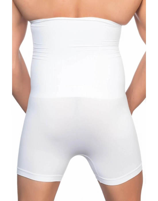 Beyaz Mı Emay E1005 Erkek Yüksek Bel Double Boxer Korse