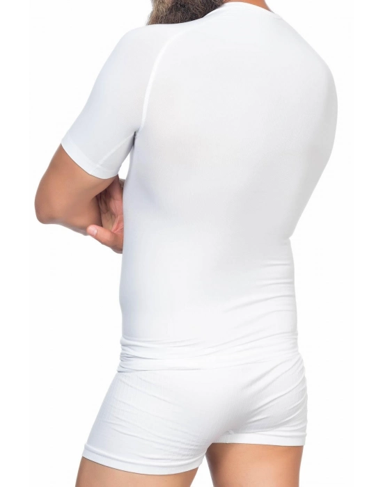 Beyaz Mı Emay E1010 Yarım Kol Erkek Korse Atlet