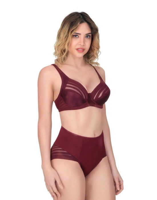 Bordo Mı Emay 177 B Toparlayıcı Sütyen Takım