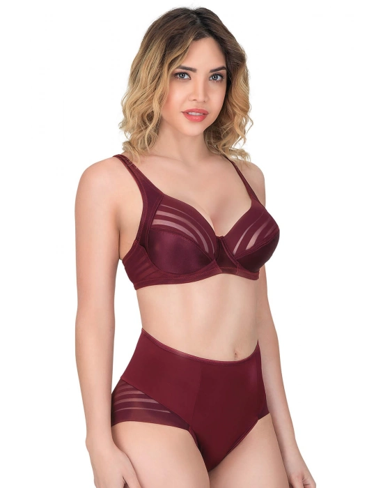 Bordo Mı Emay 177 D Toparlayıcı Sütyen Takım