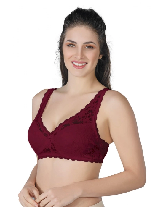 Bordo Mı Emay 188 B Pedli Dantelli Telli Toparlayıcı Sütyen