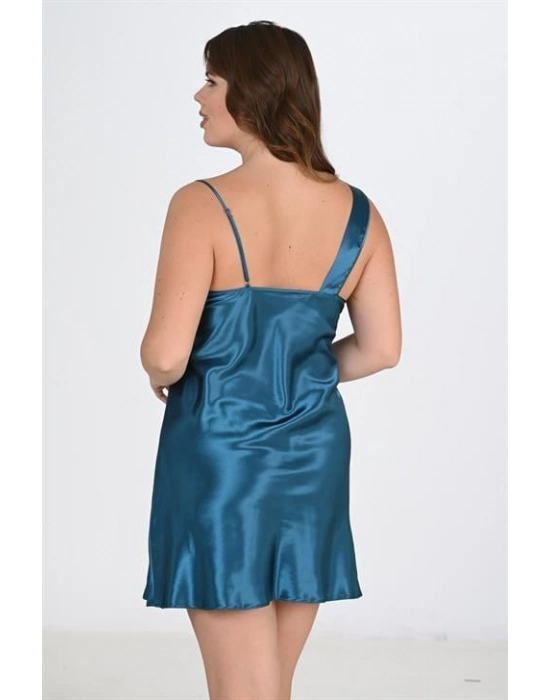 Büyük Beden 2li Petrol Sabahlık Takımı Bigsize 6206