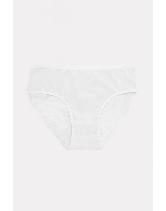 Büyük Beden Pamuklu Siyah Beyaz Ten Rengi 3lü Külot