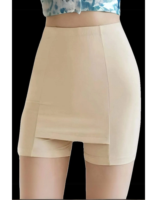 Çift Katmanlı Etek Altı Şort Korse Kadın 4432