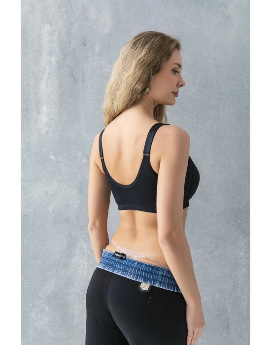 Çıtçıtlı Toparlayıcı Minimizer Sütyen Siyah (brf11991)