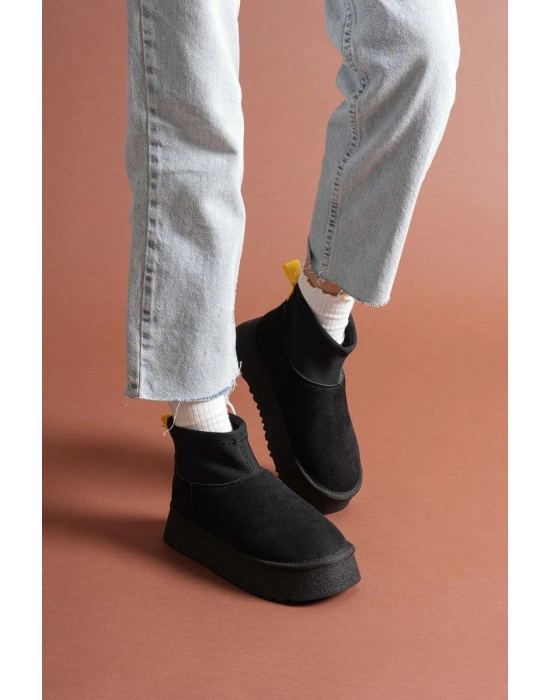 Cuen Siyah Süet Bot - Bamido