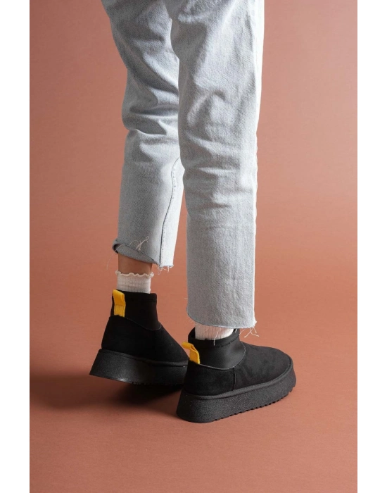 Cuen Siyah Süet Bot - Bamido