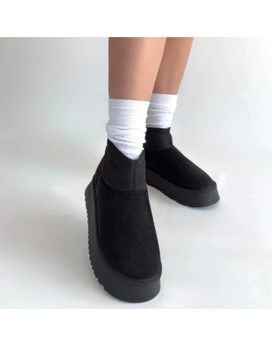 Cuen Siyah Süet Bot - Bamido