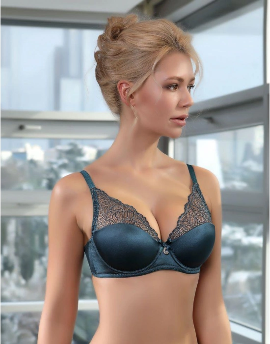 Dantel Detaylı Desteksiz Sütyen