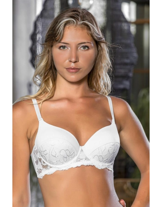 Dantel Detaylı Sütyen Beyaz (brf1130)