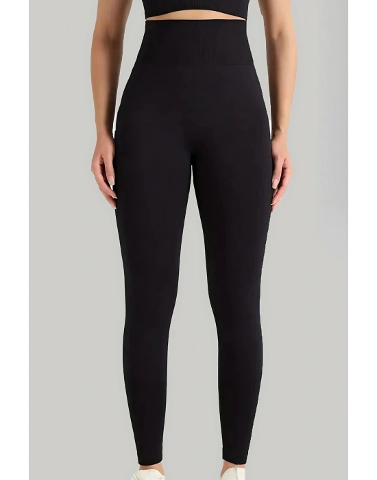 Dikişsiz Düz Tayt Kadın 4451