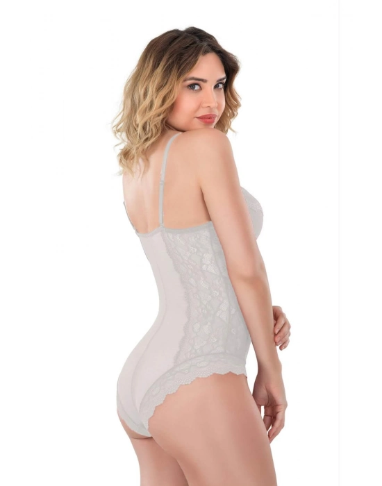 Ekru Mı Emay 176 Dantelli Body