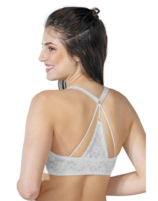 Ekru Mı Emay 187 C Önden Açılır Balenli Sporcu Sütyen