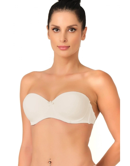 Ekru Mı Emay 701 Şeffaf Askılı Sütyen