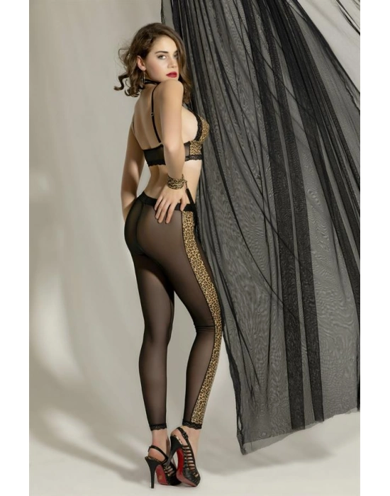 Fantezi Bralet, Pantolon Takım Leopar (brf6204)