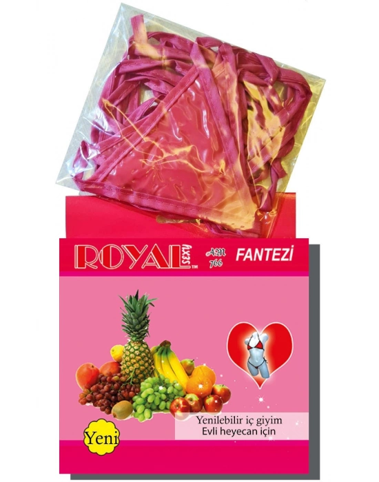 Fantezi Tüketilebilen Yenilebilir Tropikal Aromalı İç Çamaşırı Takımı