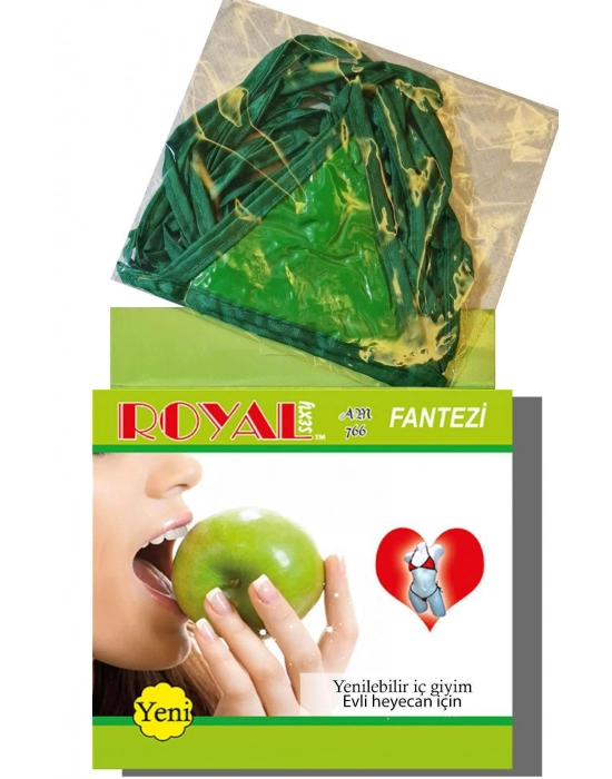 Fantezi Yenilebilir Elma Aromalı İç Çamaşırı Takımı