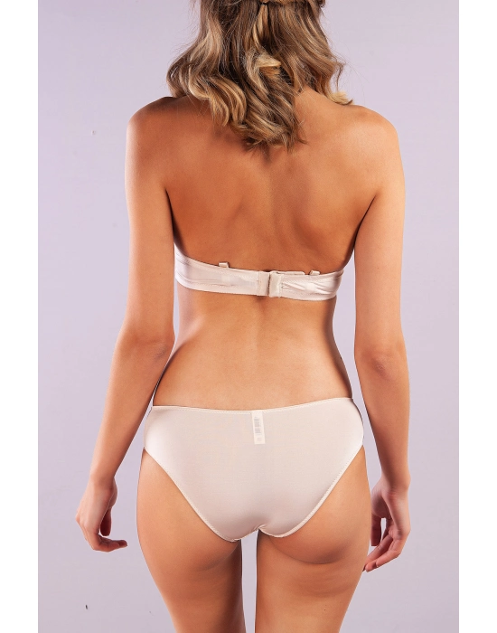 Gala Balconette Foam Cup Lace Bra, Ten Konforlu Ve Şık Sütyen, Strapless