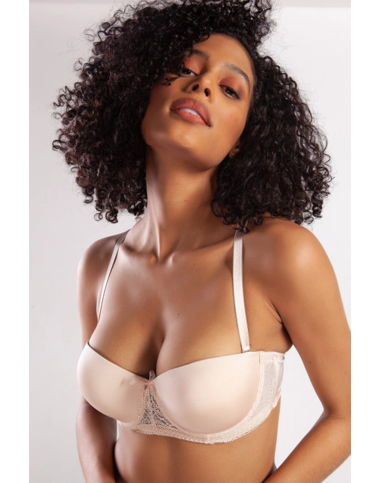 Gala Push-up Strapless Bra, Ten Konforlu Ve Şık Sütyen, Strapless