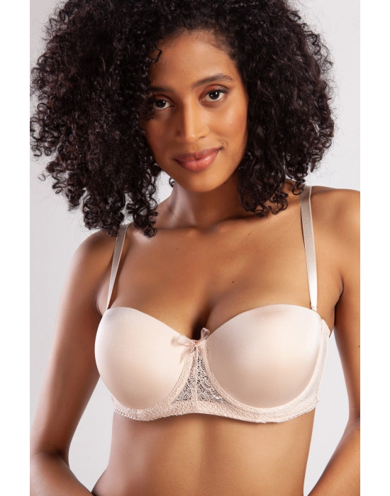 Gala Push-up Strapless Bra, Ten Konforlu Ve Şık Sütyen, Strapless