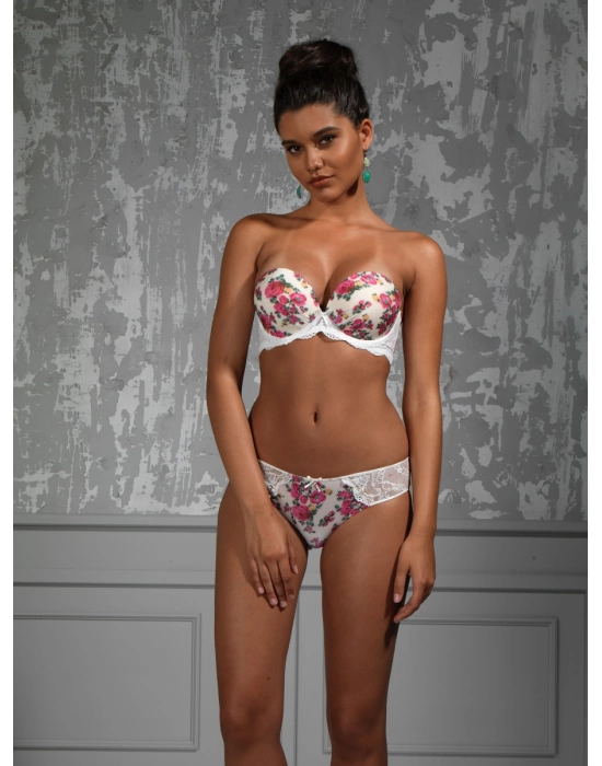 Gardenia Big Size Plunge Bra, Ekru Konforlu Ve Şık Sütyen