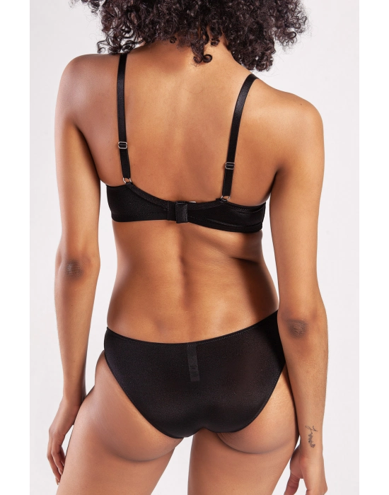 Garland Big Size Plunge Bra, Black Konforlu Ve Şık Sütyen