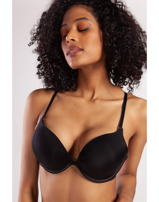 Garland Heavy Push Up Bra, Siyah Konforlu Ve Şık Sütyen