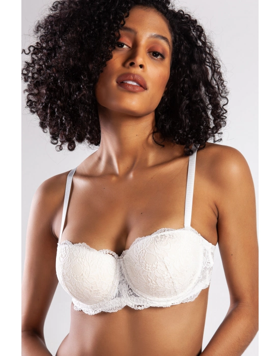 G.colors Push Up Strapless Bra, Ekru Konforlu Ve Şık Sütyen