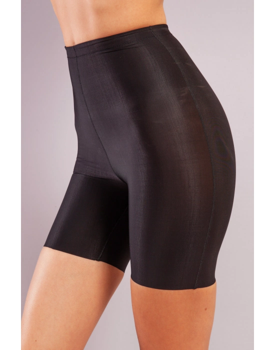 Girdle  Hight Waist Micro Short Corset, Siyah Toparlayıcı Normal Bel  Korse