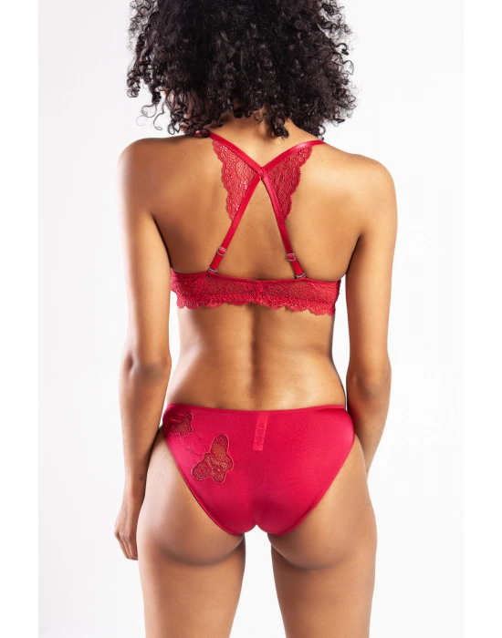 Githa Foam Cup Push Up Bra,şarap Renk Straplez Konforlu Ve Şık Sütyen