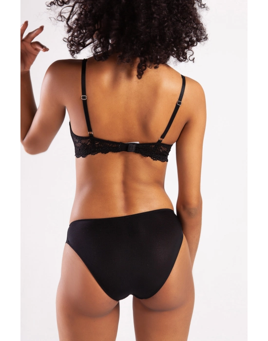 Goldy Heavy Push Up Bra, Siyah Renk  Konforlu Ve Şık Sütyen