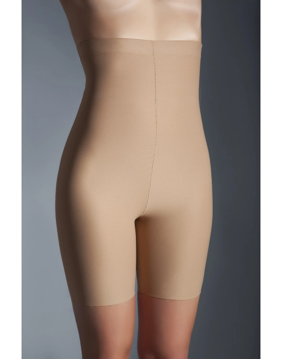 Golshan Girdle Extra Hight Waist Short Corset, İz Yapmayan Görünmez Ekstra Yüksek Bel Uzun Paçalı Ten Korse