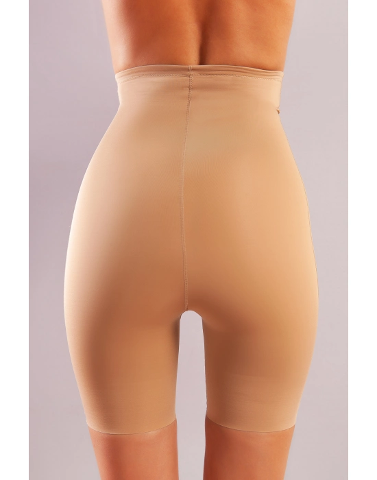 Golshan Girdle Hight Waist Micro Short Corset, İz Yapmayan Görünmez Yüksek Bel Paçalı Ten Korse