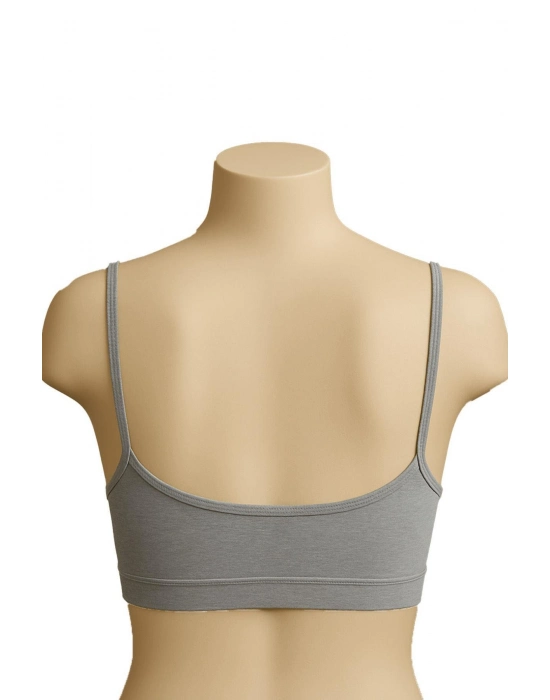 Gri Mı Emay 1815 6'lı Pedli Alıştırma Sütyeni