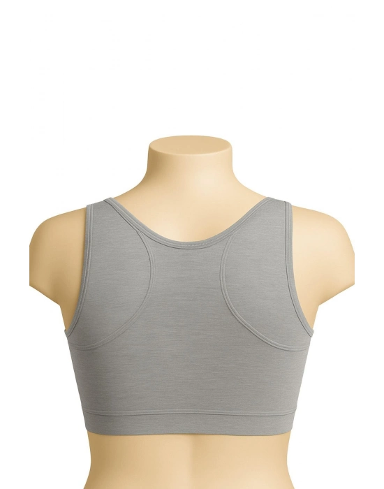 Gri Mı Emay 1816 6'lı Pedli Kalın Askılı Alıştırma Sütyeni