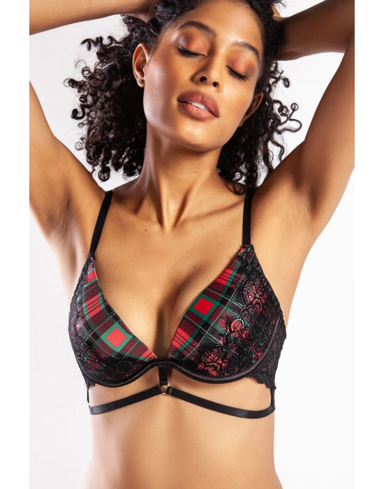 Gusto Foam Cup Push Up Bra,siyah Renk Konforlu Ve Şık Sütyen