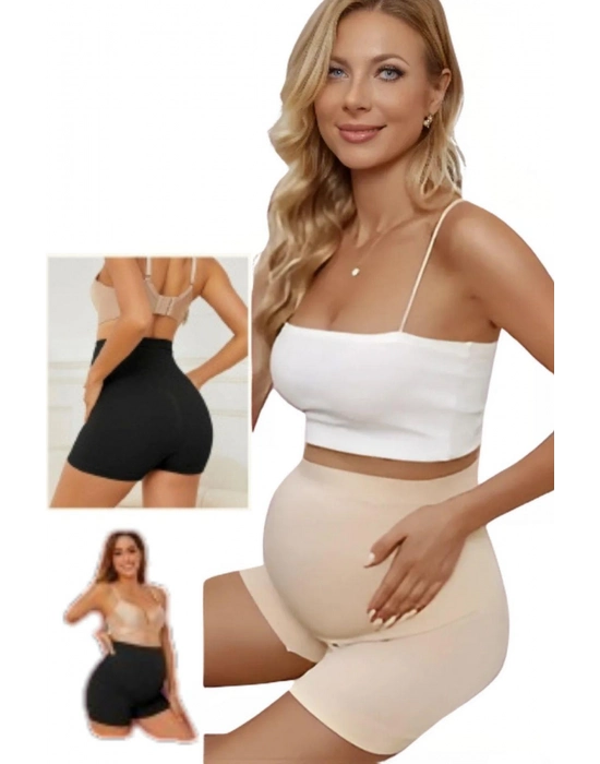 Hamile Şort Dikişsiz Korse Kadın 4450