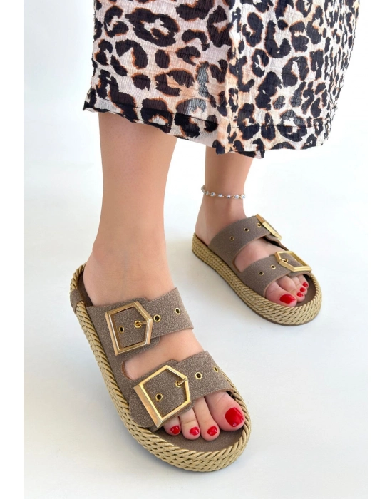 İces Vizyon Nubuk Terlik - Bamido