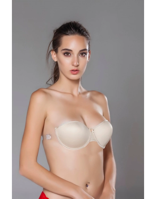 Kadın 2136 Straplez Yumuşak Soft Cup Sütyen