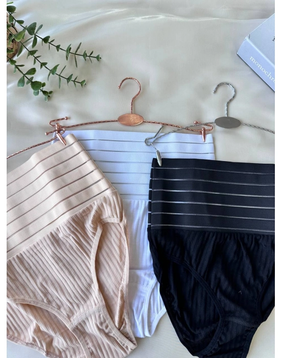 Kadın  Ten Rengi Korse Külot Takımı