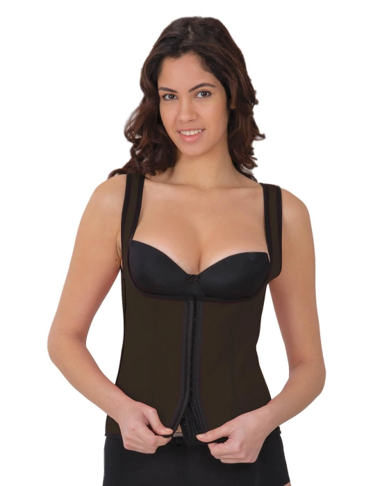 Kahve Mı 9173 Agraflı Göğsü Açık Atlet Korse