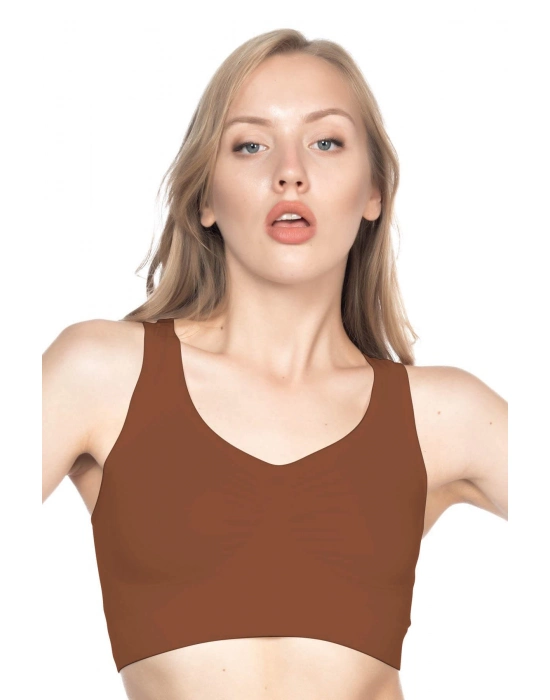 Kahve Mı Emay 4001 Soft Sporcu Büstiyer