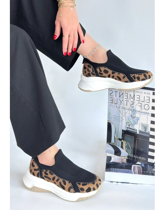 Kendy Leopar Nubuk Spor Ayakkabı - Bamido