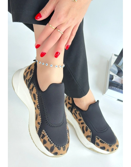Kendy Leopar Nubuk Spor Ayakkabı - Bamido