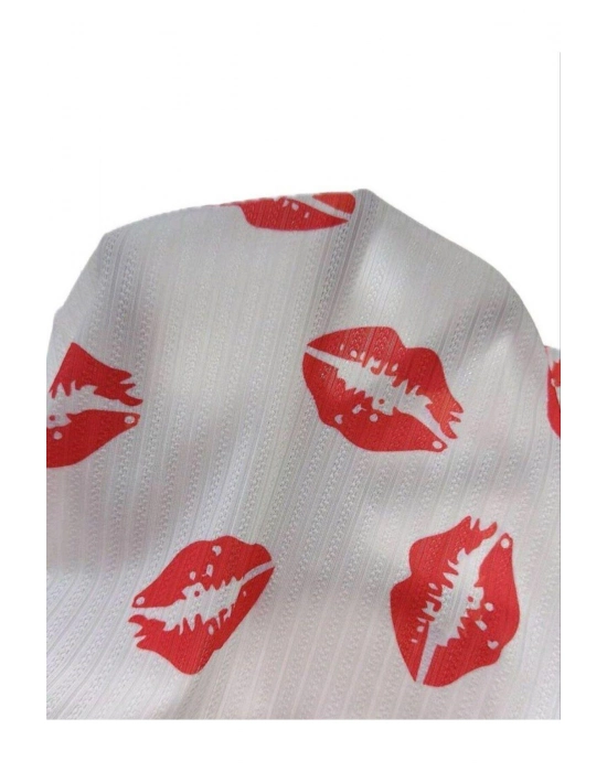 Kiss Öpücük Beyaz Şortlu Takım