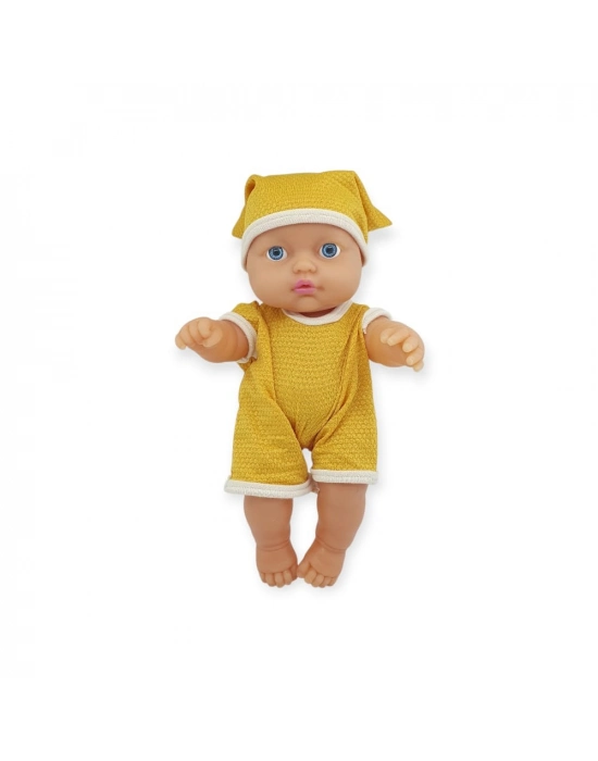 Kıyafetli Et Bebek 35 Cm - Lmn208 - Sarı (bamido)