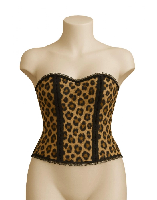 Leopar Mı Emay 9155 F Fırfırlı Terletici Büstiyer